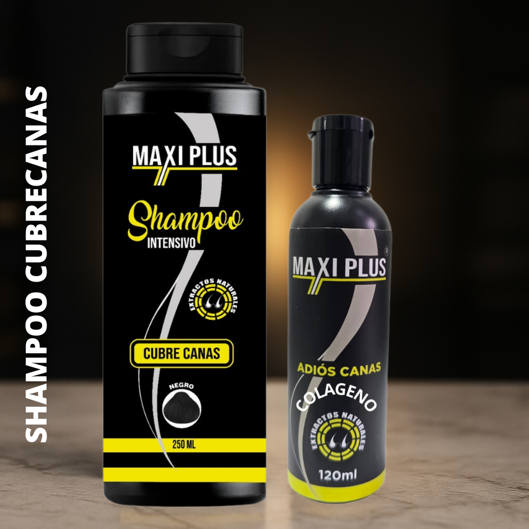 SHAMPOO CUBRECANAS MAXIPLUS + Obsequio