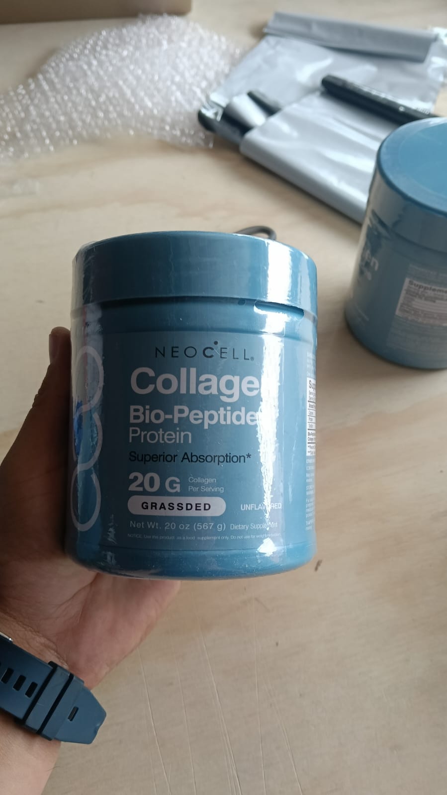 Colágeno en péptidos hidrolizados
