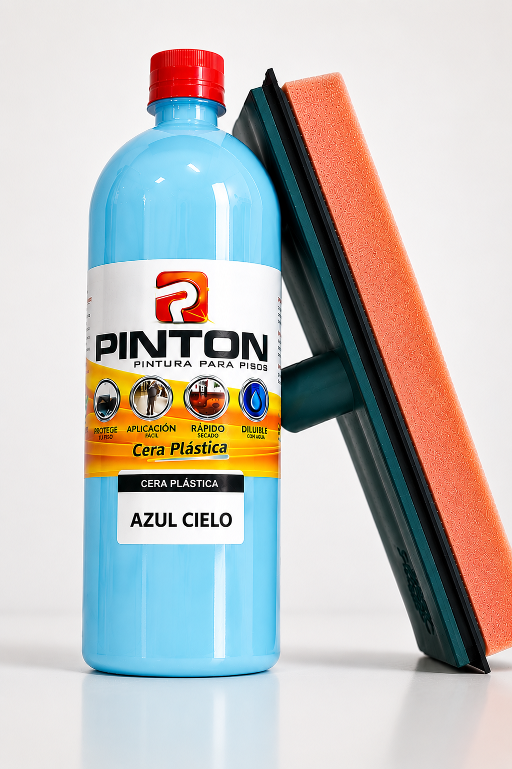 CERA PLASTICA LITRO + APLICADOR