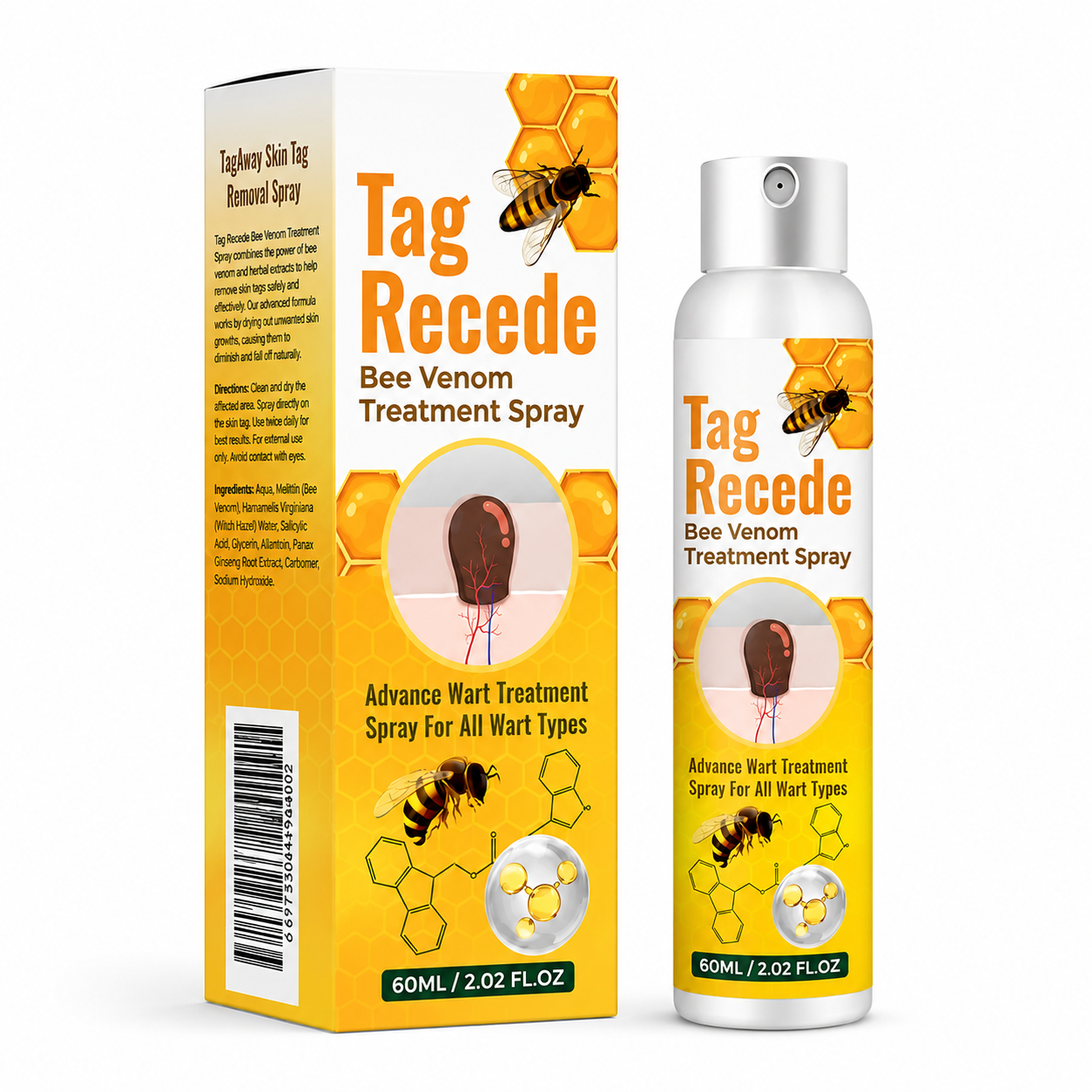 Tag Recede Eliminador de verrugas