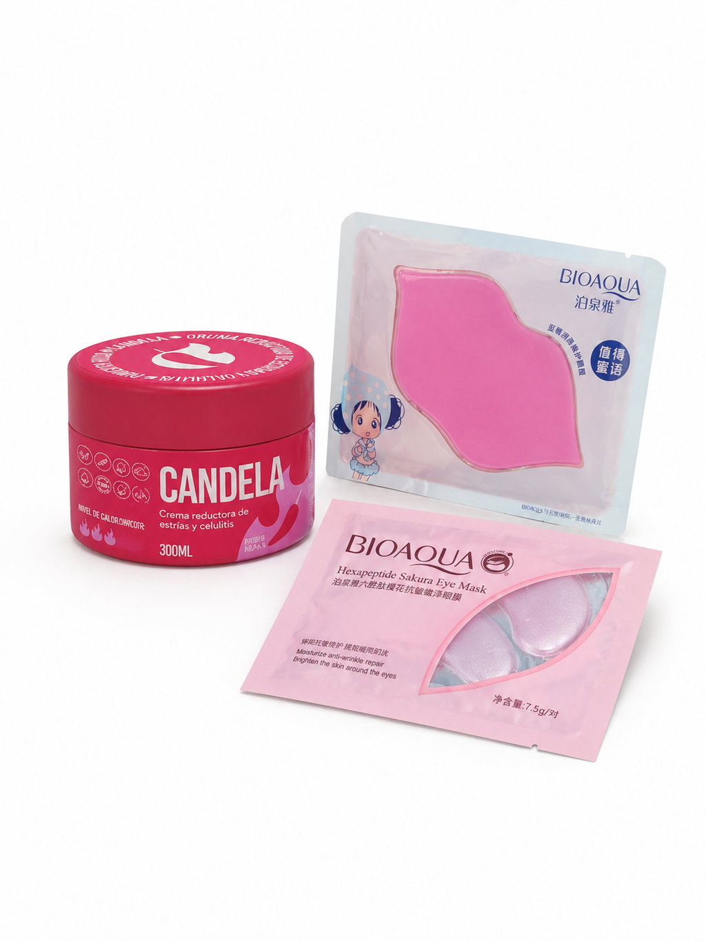 CREMA CANDELA FÓRMULA ROSA 300 ML + REGALO