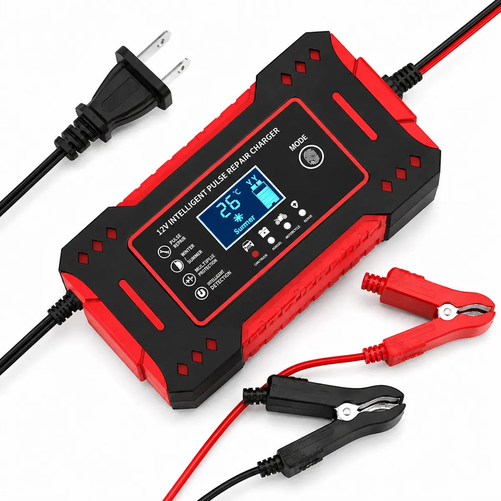 Cargador Inteligente de Baterías de 12 V con Reparación por Pulsos