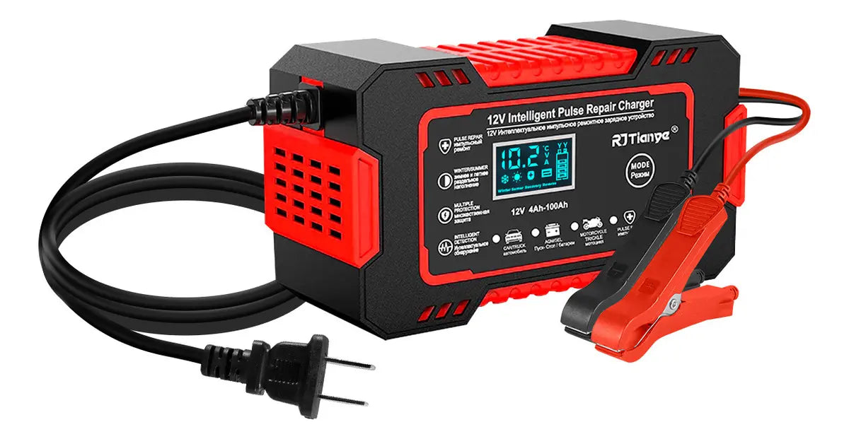 Cargador Inteligente de Baterías de 12 V con Reparación por Pulsos