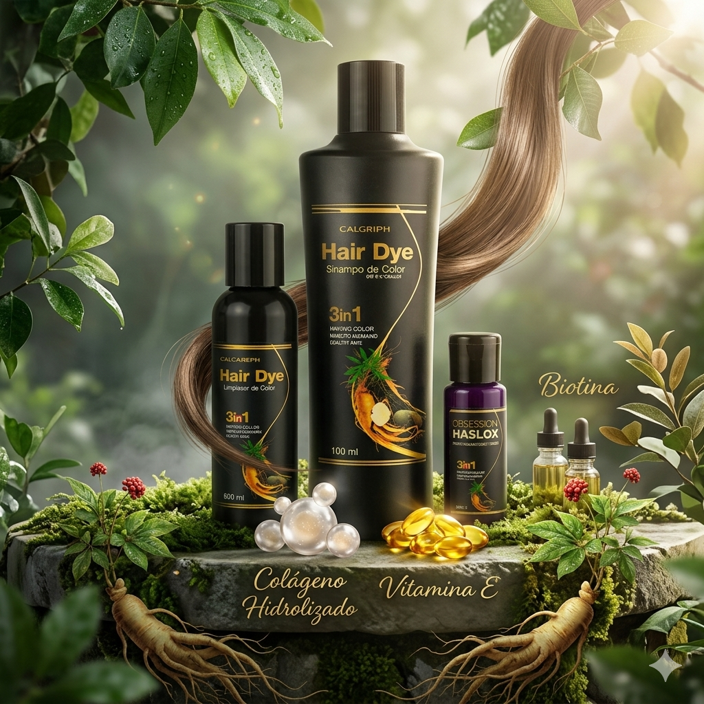 CUBRECANAS HAIR DYE 3 en 1