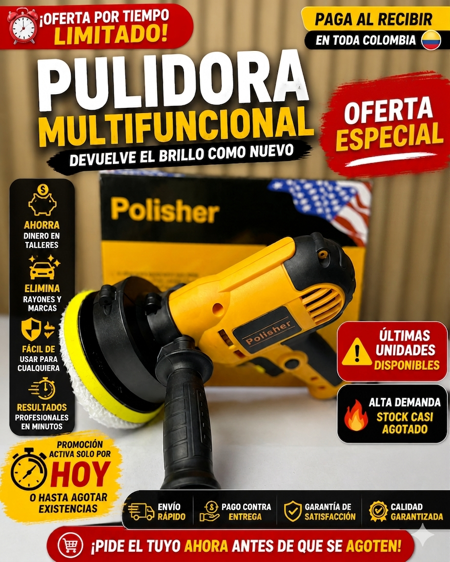 Maquina Pulidora Polichadora Multifuncion