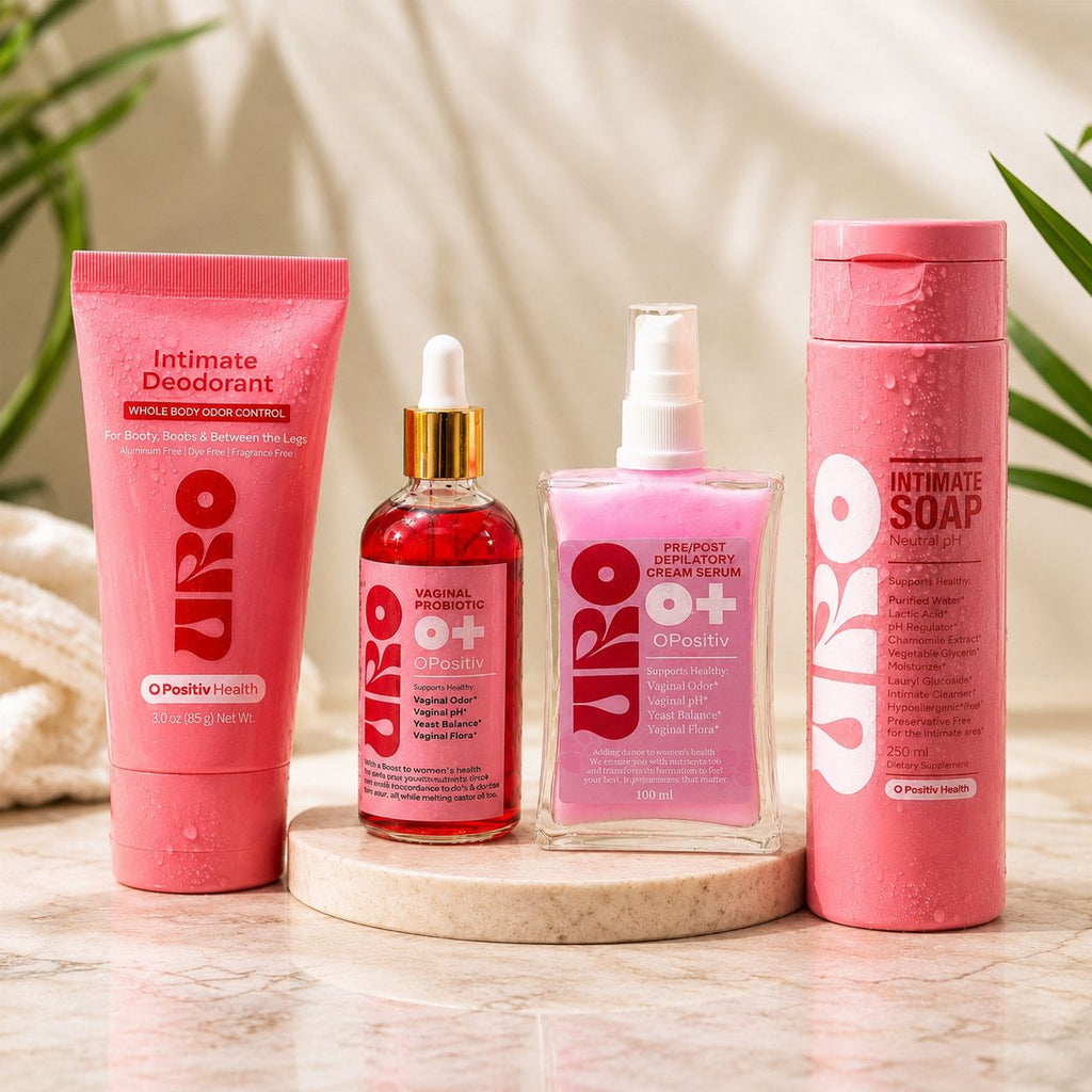 KIT DE CUIDADO ÍNTIMO URO 4 PIEZAS