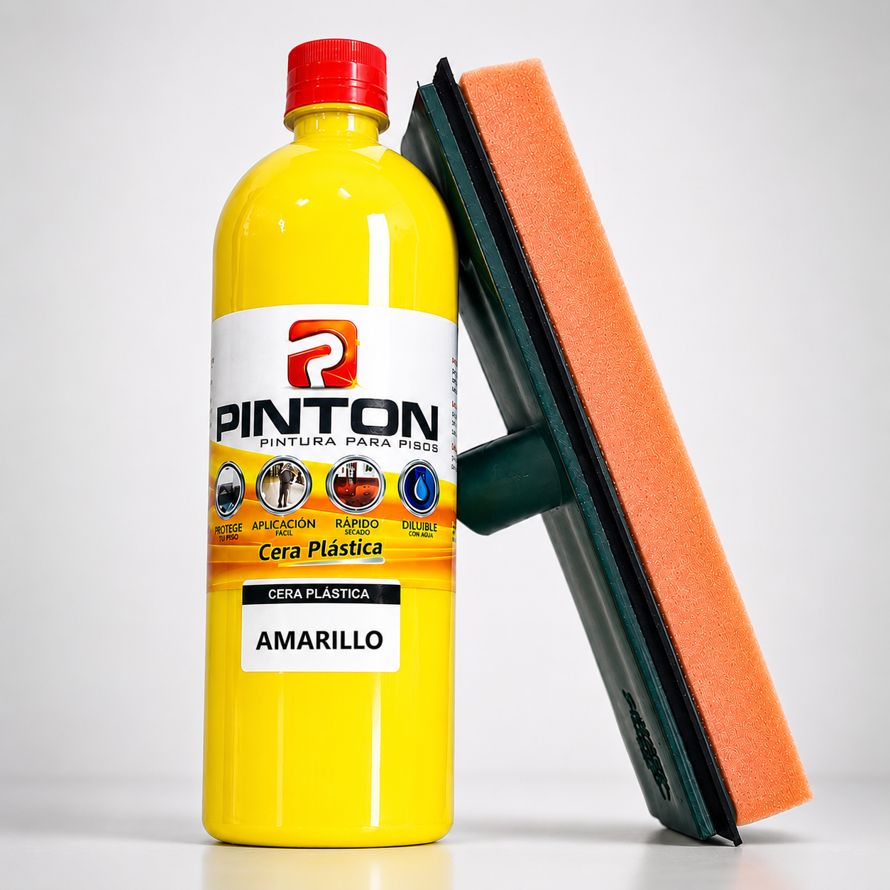 CERA PLASTICA LITRO + APLICADOR