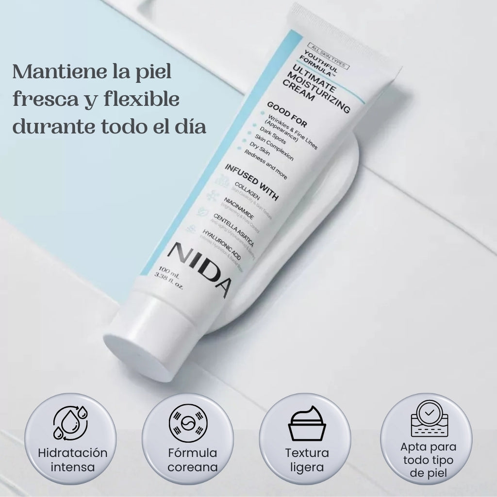 CREMA NIDA YOUTHFULL 100ML - crema facial rejuvenecedora multiacción