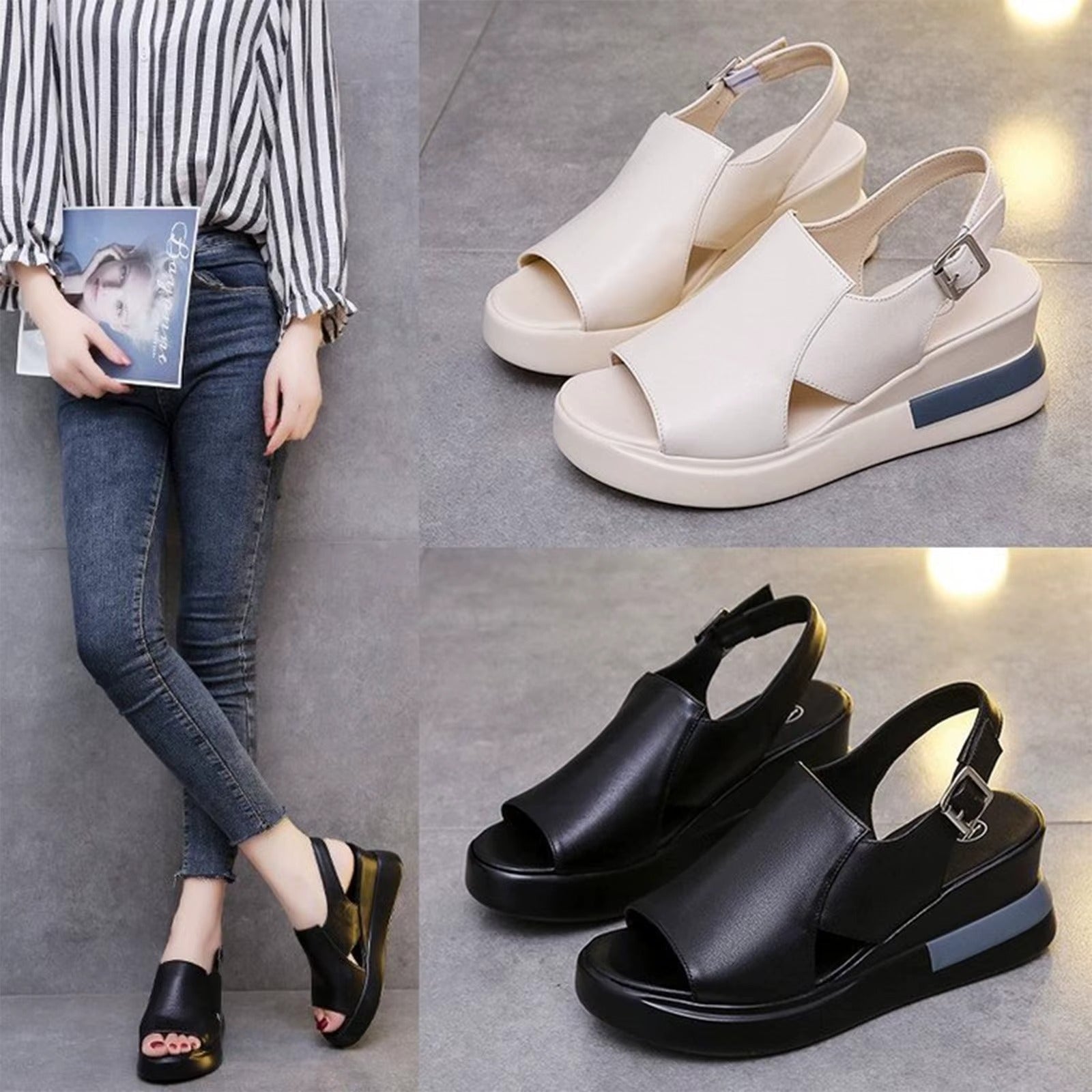 🤩SANDALIAS ORTOPEDICAS SUELA CONFORT (Antideslizantes)