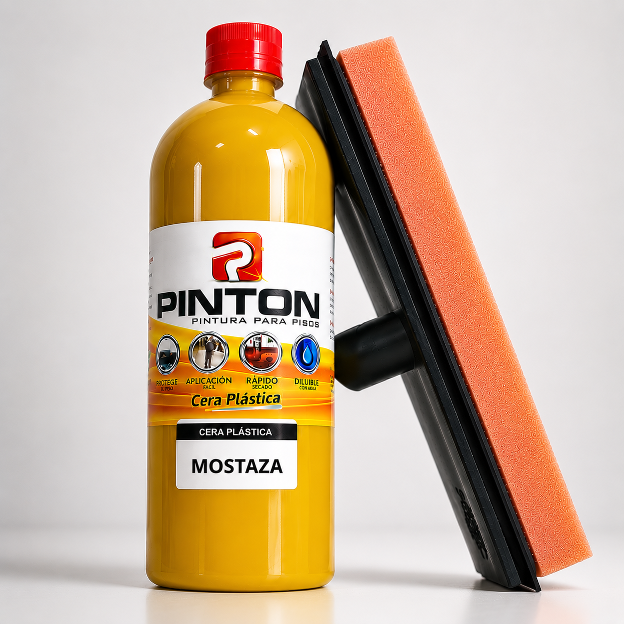 CERA PLASTICA LITRO + APLICADOR