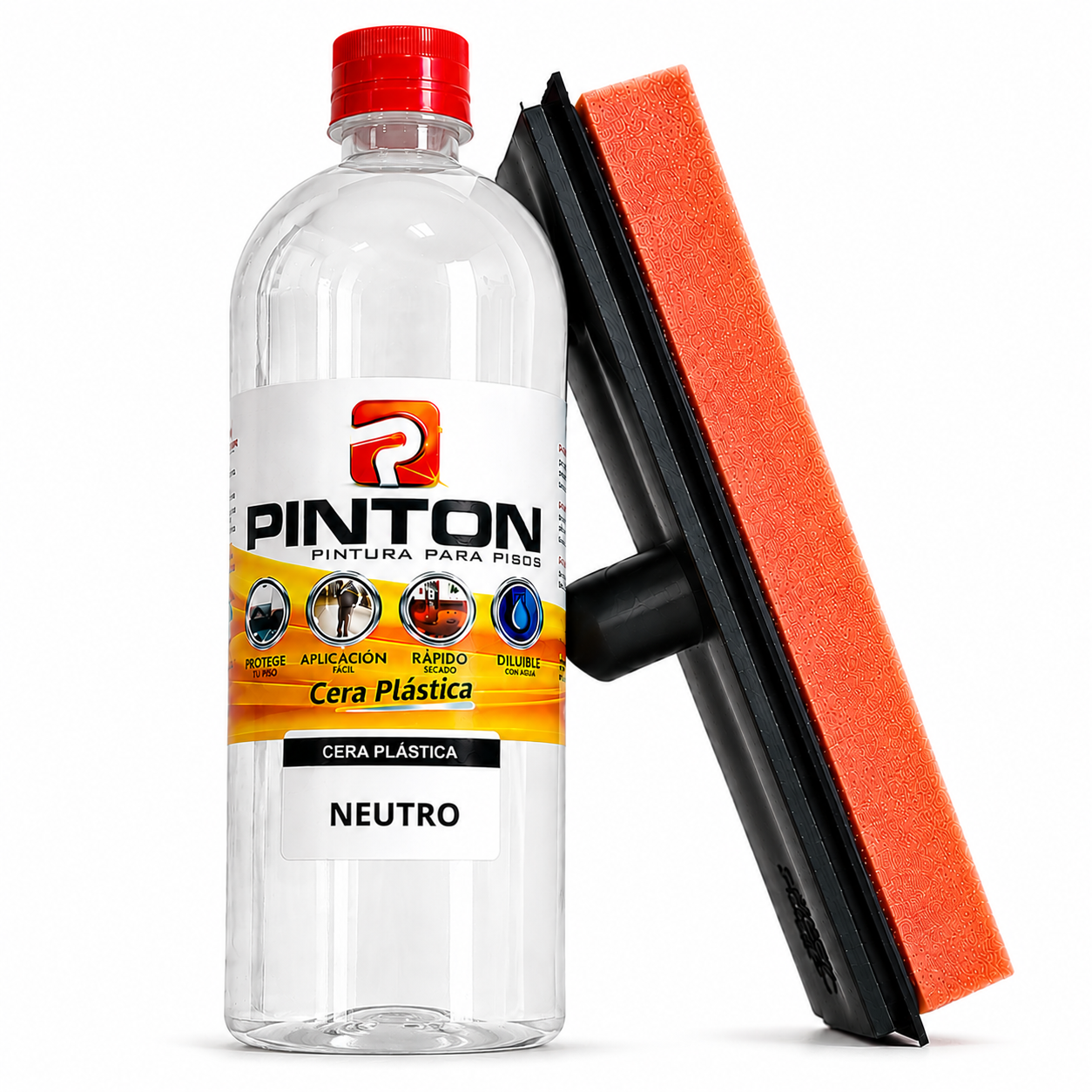 CERA PLASTICA LITRO + APLICADOR