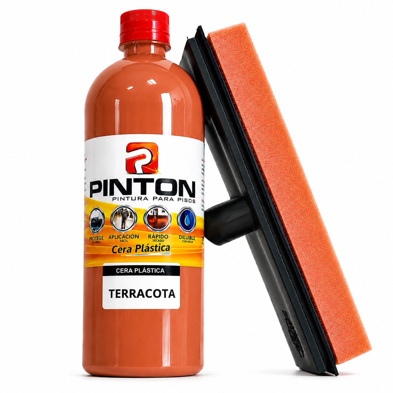 CERA PLASTICA LITRO + APLICADOR
